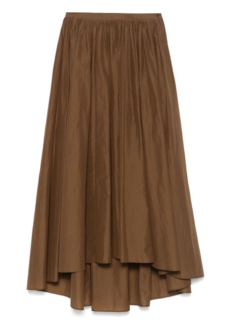 Brown pleated maxi skirt Philosophy di Lorenzo Serafini - women